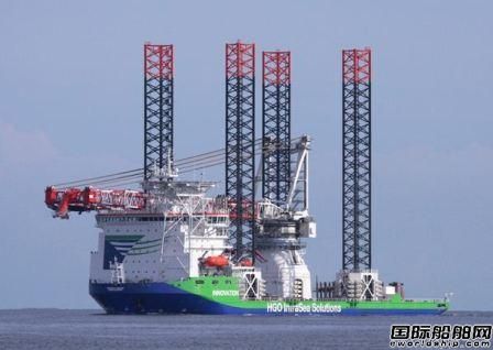 德國Crist船廠一艘自升式重吊船完成海試