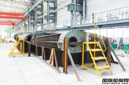 南通遠(yuǎn)洋大連公司首制舵進(jìn)展順利