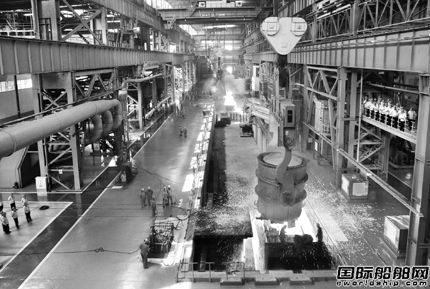 太重萬噸壓機項目煉鑄鋼系統正式投產 