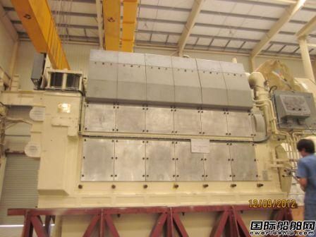 中高交付2臺(tái)MAN 6L27/38柴油機(jī) 