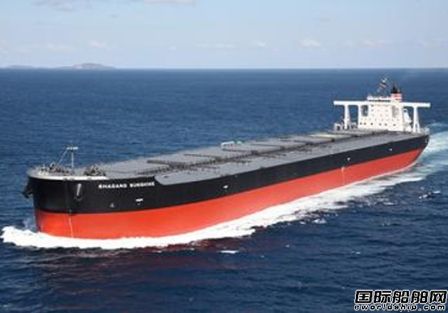 沙鋼集團一艘250000噸礦砂船命名  