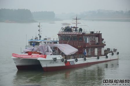 益陽中海船舶“海特0801”輪下水