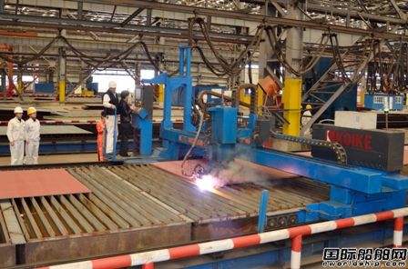 金海重工首制自升式作業平臺開工