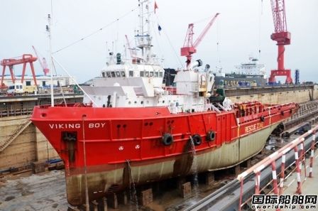 亞泰船舶首次承修海工三用工作船