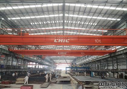 中遠(yuǎn)重工艙蓋裝焊車間正式投產(chǎn) 