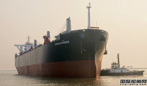 明德重工木片船MD146揚(yáng)帆試航