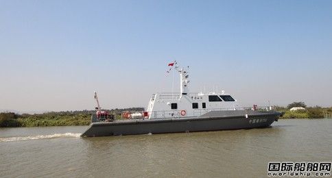 寶達游艇80噸級沿海監管艇試航