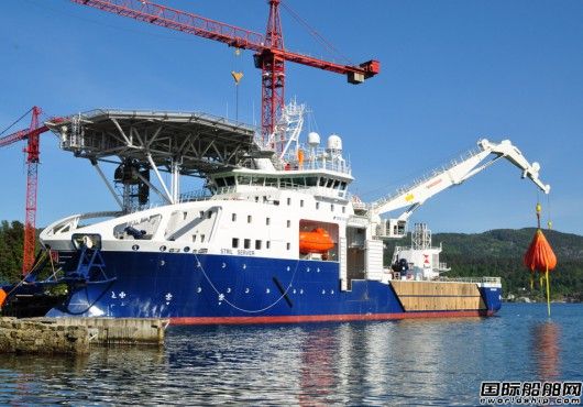Simek一艘海底施工船海試