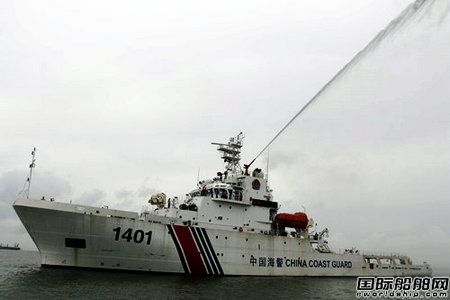 黃埔文沖建造國內現役最大海警船服役