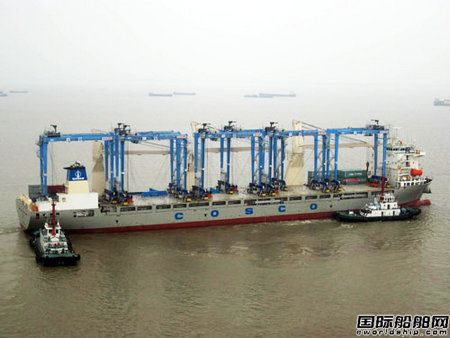 中遠航運重吊船連續(xù)打破裝載貨物紀錄