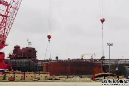 荊門宏圖建造國內(nèi)最大液氨運輸船儲罐  