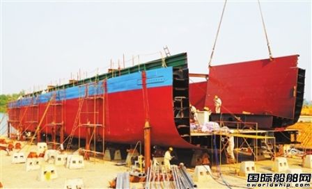 西江重工首艘3000噸級雙燃料動力船完工