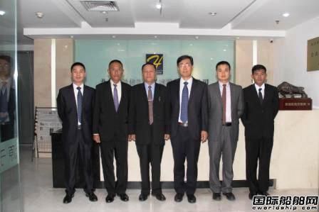 緬甸海軍代表團蒞臨海蘭信參觀指導