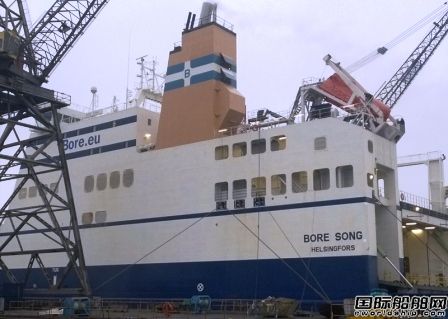 DeltaLangh為Bore滾裝船安裝生態洗滌器