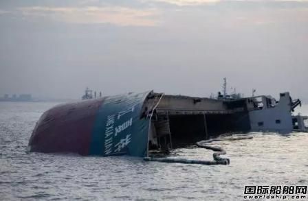 中海油運“百池”輪吳淞口撞船 