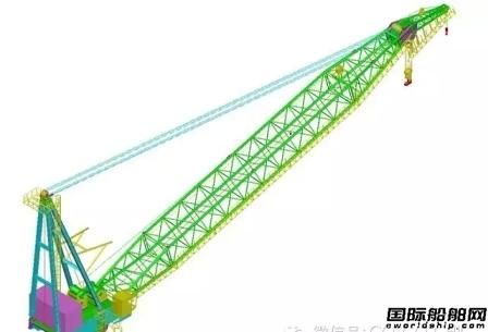 南通中遠重工承接德國300T海工吊開工