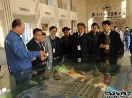 韓國釜山船舶設備企業代表團訪問揚子江船業