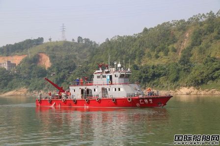 中船桂江造船交付廣西最大內河消防船