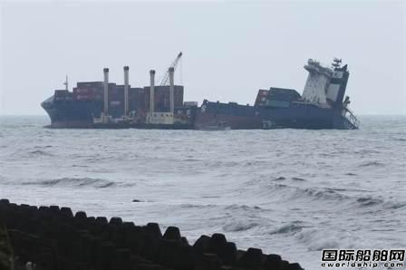 “德翔臺北”號第二油艙破損