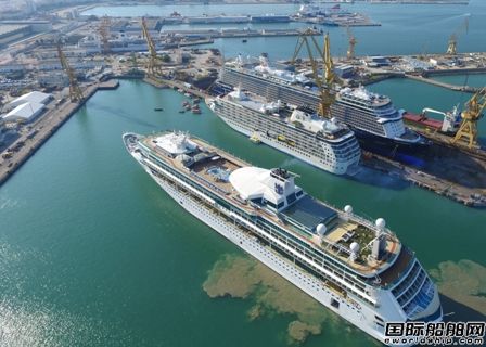 Navantia修船廠正服務維修4艘郵船