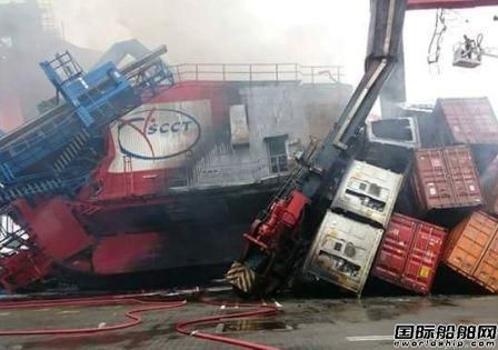 ��COSCO Hope��̖ײ�ϴa�^���b�䱬ը