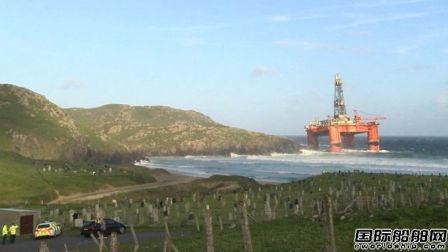 “Transocean Winner”號(hào)平臺(tái)擱淺
