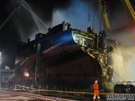 “德翔臺北”輪拆解時發生火災