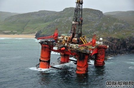 “Transocean Winner”號(hào)半潛式鉆井平臺(tái)成功脫淺