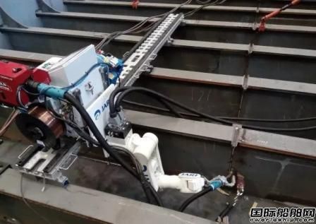 杰瑞科技研制焊接機器人正式“上崗”
