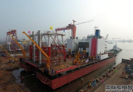中交海建自主建造首艘深層攪拌船下水