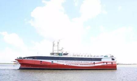 新船重工60米車客渡船BF2251離港