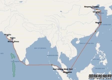 5大船公司聯手推出中國北部至印度航線