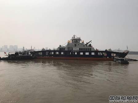 神舟機(jī)械為智利船東建造76米渡船下水