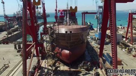 Besiktas船廠一艘LNG動(dòng)力油船下水