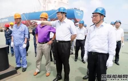 胡問鳴到大船集團專項檢查重點型號工程