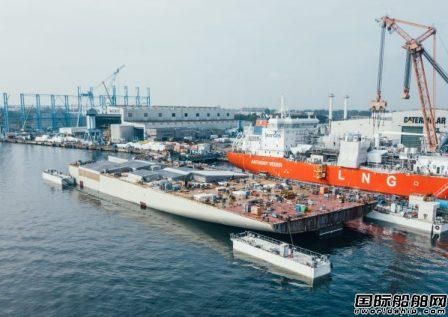 “AIDAnova”號郵輪首個浮式主機房裝置交付