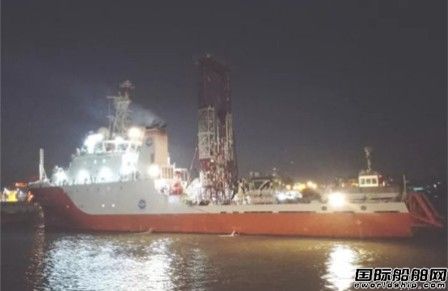廣東中遠船務“海洋地質十號”試航凱旋