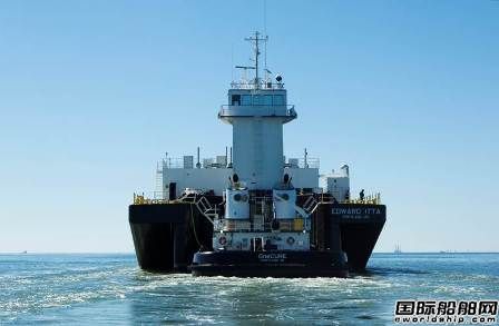 Harley Marine一艘鉸接式拖駁船完成海試