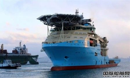 大連中遠船務深水海工作業船2號船開航