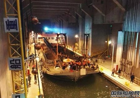 武船向家壩升船機實船試運行試驗圓滿成功