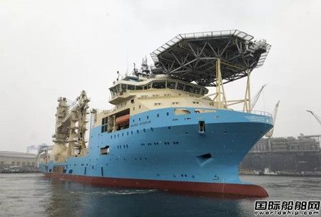 大連中遠船務建造“馬士基創新者”開航