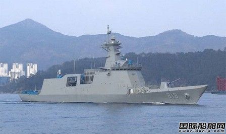 韓國海軍接收第一艘大邱級護衛(wèi)艦