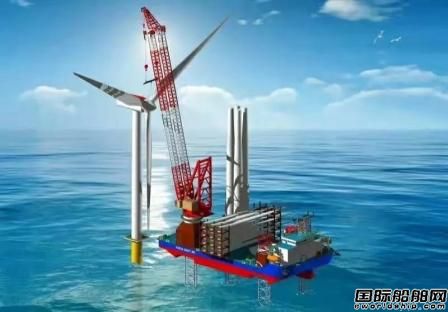 黃船海工“精銦2”號風電安裝平臺開工