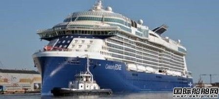 大西洋船廠建造“Celebrity Edge”號郵輪海試