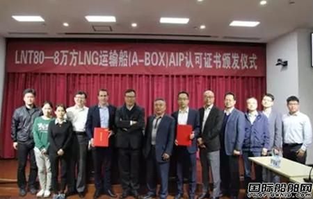 CCS向LNT Marine和SDARI頒發8萬方LNG船AiP認證