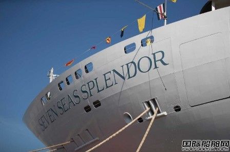 Fincantieri為麗晶七海郵輪建造最新超豪華郵輪下水