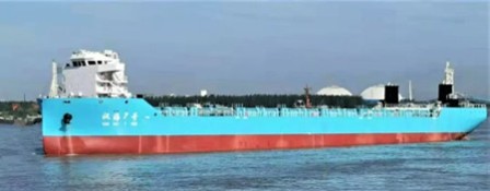 長航集團首艘1140TEU敞口集裝箱船“漢海7號”順利試航