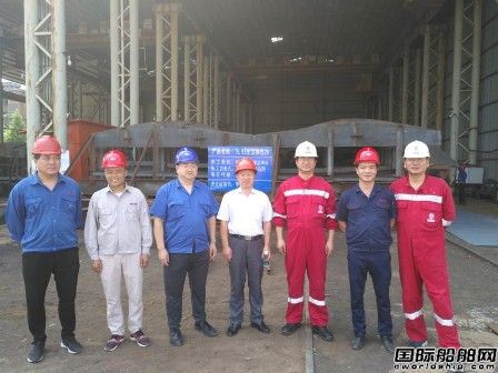 神舟機(jī)械舉行兩艘荷蘭頂推輪龍骨鋪設(shè)儀式