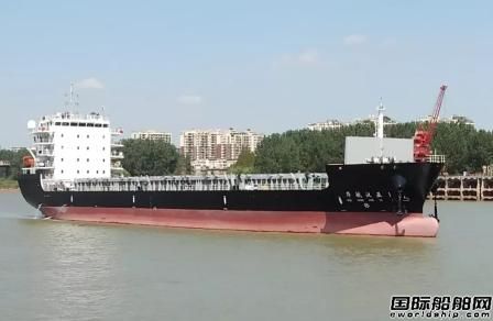 江東船廠交付一艘新一代江海聯(lián)運集裝箱船
