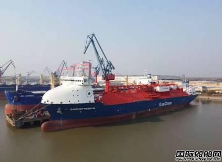 南通中集太平洋海工交付第三艘38000方LEG船